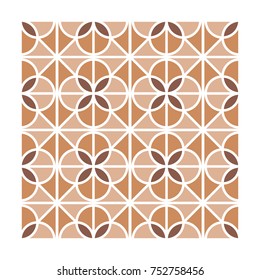 Modern geometric pattern with lines, rhombuses a seamless vector background