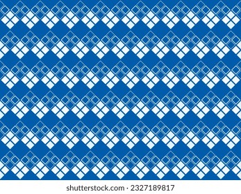 Modern geometric pattern on blue background. style graphics for clothing patterns, bed sheets, covers, covers, carpet