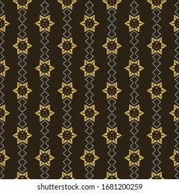 Modern geometric pattern on a dark background for your design, vector image