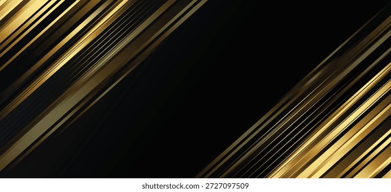 Modern geometric pattern presentation banner wallpaper cover design glowing yellow strips dynamic movement