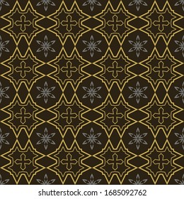 Modern geometric pattern. Seamless background pattern, wallpaper. Textile design texture. Wrapping paper design. Vector image 
