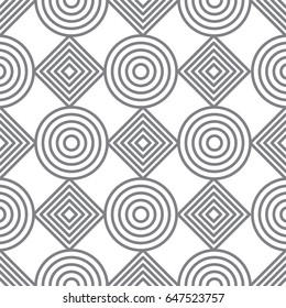 Modern Geometric pattern , seamless background , vector.