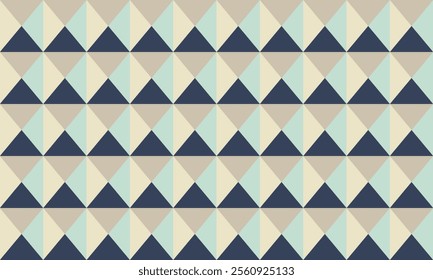 Modern geometric pattern with seamless shapes. Ideal for minimal textile design, abstract backgrounds, and trendy poster covers. A creative vector artwork with mosaic elements.