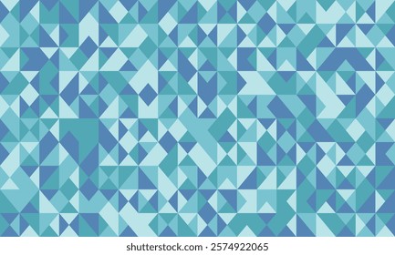 Modern geometric pattern with seamless shapes. Ideal for minimal textile design, abstract backgrounds, and trendy poster covers. A creative vector artwork with mosaic elements.
