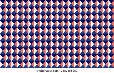 Modern geometric pattern with seamless shapes. Ideal for minimal textile design, abstract backgrounds, and trendy poster covers. A creative vector artwork with mosaic elements.