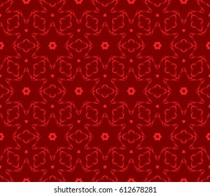 modern geometric pattern of small square and triangular elements. vector illustration. red color