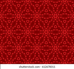 modern geometric pattern of small square and triangular elements. vector illustration. red color