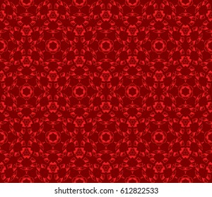 modern geometric pattern of small square and triangular elements. vector illustration. red color