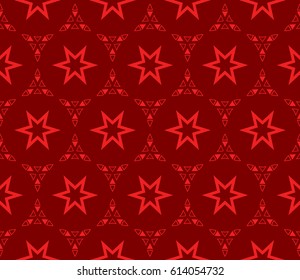 modern geometric pattern of small square and triangular elements. vector illustration. red color