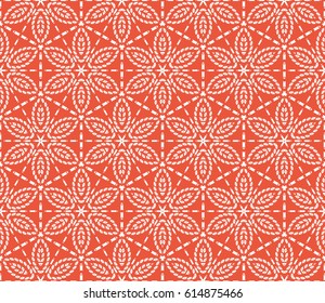 modern geometric pattern of small square and triangular elements. vector illustration. Design for greeting card, fabric print, scrapbooking