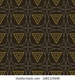 Modern geometric pattern with triangles for your design, vector graphic