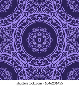 Modern geometric pattern. Vector illustration in perfect matching color tones. For design, interior, fashion