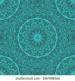 Modern geometric pattern. Vector illustration in perfect matching color tones. For design, interior, fashion