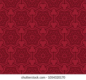Modern Geometric Pattern. Vector illustration. For fabric, textile, bandana, scarg, print.