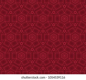 Modern Geometric Pattern. Vector illustration. For fabric, textile, bandana, scarg, print.