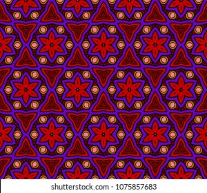 Modern Geometric Pattern. Vector illustration. For fabric, textile, bandana, scarg, super print