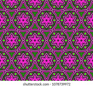 Modern Geometric Pattern. Vector illustration. For fabric, textile, bandana, scarg, super print