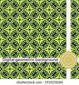 Modern Geometric Pattern. Vector illustration. For fabric, textile, bandana, scarg, super print