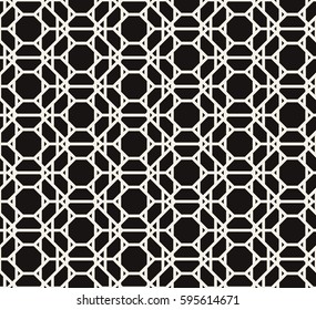 Modern geometric pattern vector seamless. Abstract textured background. Polygonal web line grid with repeat elements.