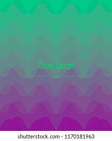 Modern geometric pattern with waves, gradient background color. New abstract modern screen vector design for mobile application. Soft color gradients. Rectangle corporate background design EPS 10