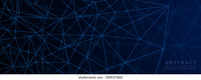 modern geometric poly connected abstract background. Poster, wallpaper, Landing page. Vector Illustration