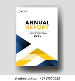 Modern Geometric Portfolio Vector Collection with Blue Abstract Fluid Shapes Minimal Business Presentation Cover and Report Layout Design