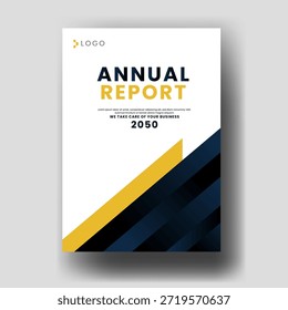 Colección de Vector de Cartera geométrica moderna con Formas de fluido Abstractas azul Cubierta de presentación de negocios mínima y diseño de diseño de informe