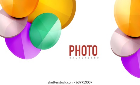 Modern geometric presentation background. Business concept or digital technology element, brochure or flyer design for web banner layouts