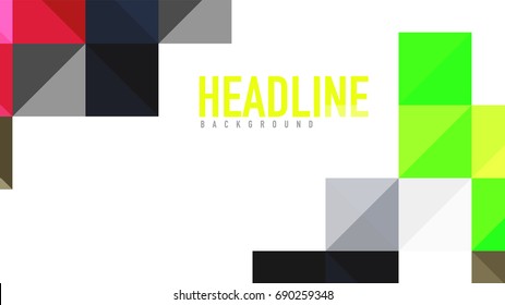 Modern geometric presentation background. Business concept or digital technology element, brochure or flyer design for web banner layouts