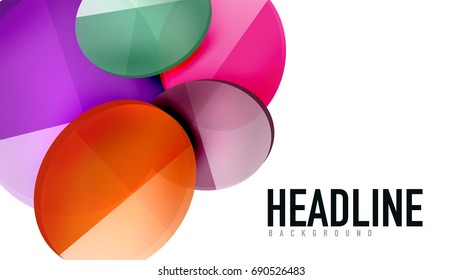 Modern geometric presentation background. Business concept or digital technology element, brochure or flyer design for web banner layouts