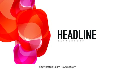 Modern geometric presentation background. Business concept or digital technology element, brochure or flyer design for web banner layouts