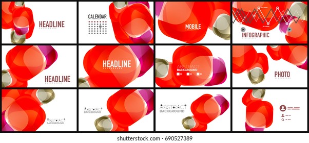 Modern geometric presentation background. Business concept or digital technology element, brochure or flyer design for web banner layouts