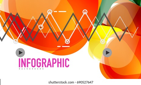 Modern geometric presentation background. Business concept or digital technology element, brochure or flyer design for web banner layouts