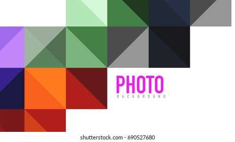 Modern geometric presentation background. Business concept or digital technology element, brochure or flyer design for web banner layouts