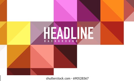 Modern geometric presentation background. Business concept or digital technology element, brochure or flyer design for web banner layouts