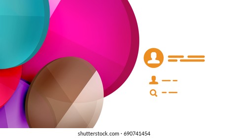 Moderner geometrischer Präsentationshintergrund. Geschäftskonzept oder digitale Technologie-Elemente, Broschüren oder Flyer-Design für Webbanner-Layouts