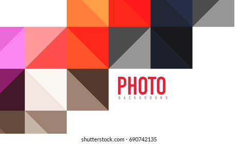 Modern geometric presentation background. Business concept or digital technology element, brochure or flyer design for web banner layouts