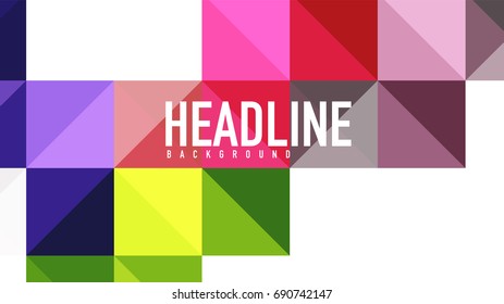 Modern geometric presentation background. Business concept or digital technology element, brochure or flyer design for web banner layouts