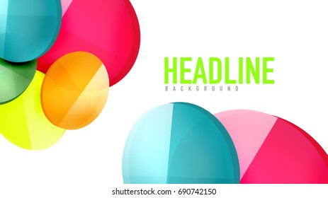 Modern geometric presentation background. Business concept or digital technology element, brochure or flyer design for web banner layouts