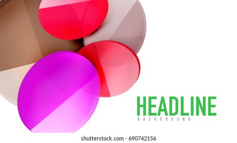 Modern geometric presentation background. Business concept or digital technology element, brochure or flyer design for web banner layouts