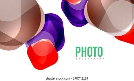 Modern geometric presentation background. Business concept or digital technology element, brochure or flyer design for web banner layouts