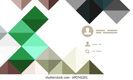 Modern geometric presentation background. Business concept or digital technology element, brochure or flyer design for web banner layouts