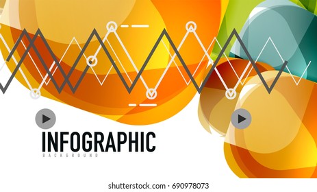 Modern geometric presentation background. Business concept or digital technology element, brochure or flyer design for web banner layouts