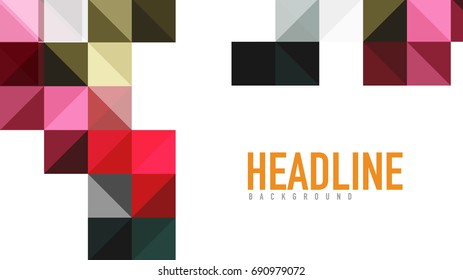 Modern geometric presentation background. Business concept or digital technology element, brochure or flyer design for web banner layouts