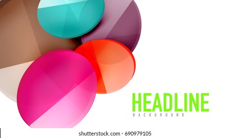 Modern geometric presentation background. Business concept or digital technology element, brochure or flyer design for web banner layouts
