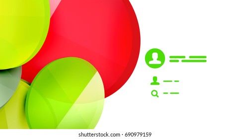 Modern geometric presentation background. Business concept or digital technology element, brochure or flyer design for web banner layouts