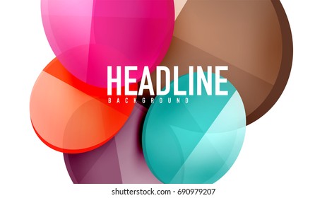 Plano de fundo da apresentação geométrica moderna. Conceito comercial ou elemento de tecnologia digital, brochura ou design de folheto para layouts de banner da Web
