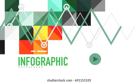 Modern geometric presentation background. Business concept or digital technology element, brochure or flyer design for web banner layouts