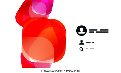 Moderner geometrischer Präsentationshintergrund. Geschäftskonzept oder digitale Technologie-Elemente, Broschüren oder Flyer-Design für Webbanner-Layouts