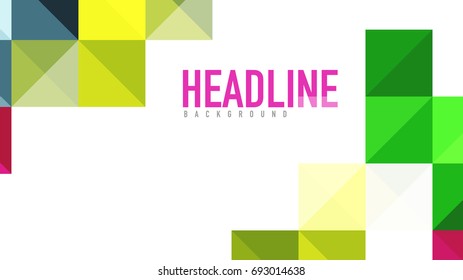 Modern geometric presentation background. Business concept or digital technology element, brochure or flyer design for web banner layouts